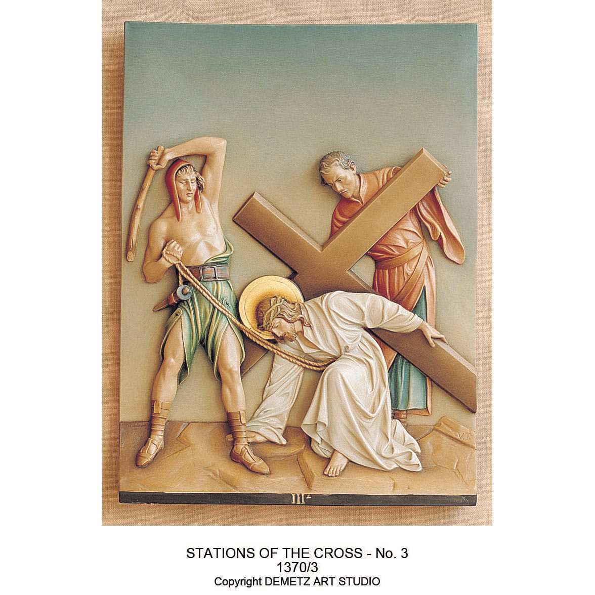 Stations of the Cross, Set of 14 by Demetz, 1370 - St. Jude Shop, Inc.
