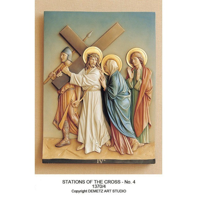 Stations of the Cross, Set of 14 by Demetz, 1370 - St. Jude Shop, Inc.