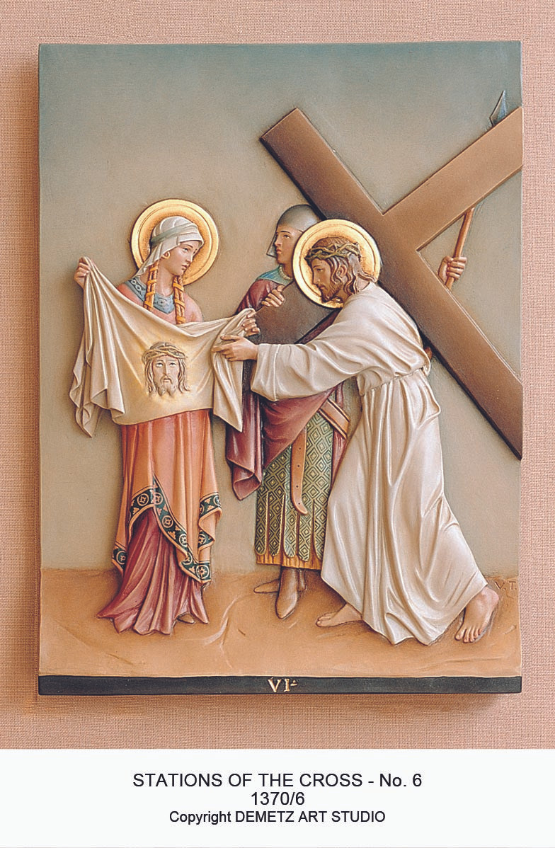 Stations of the Cross, Set of 14 by Demetz, 1370 - St. Jude Shop, Inc.