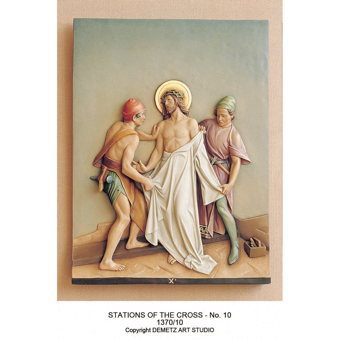Stations of the Cross, Set of 14 by Demetz, 1370 - St. Jude Shop, Inc.