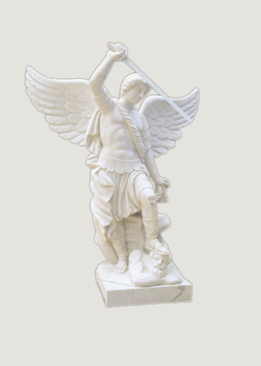 St. Michael the Archangel Marble Statue - St. Jude Shop, Inc.