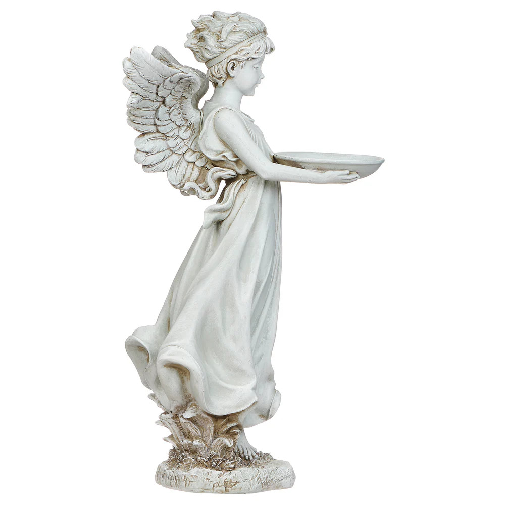 Angel Bird Feeder Garden Statue - 18" - St. Jude Shop, Inc.