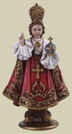 4" Infant of Prague Detailed Statue. Resin/Stone Mix. Dimensions: 4"H x 2.125"W x 1.375"D 4" Infant of Prague Detailed Statue. Resin/Stone Mix. Dimensions: 4"H x 2.125"W x 1.375"D