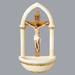 Florentine Crucifix Holy Water Font