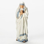 5.5"H St. Mother Teresa Statue. Made of a resin/stone mix. Dimensions: 5.5"H X 2"W. Canonization Date: September 4th, 2016 Feast Day: September 5 5.5"H St. Mother Teresa Statue. Made of a resin/stone mix. Dimensions: 5.5"H X 2"W. Canonization Date: September 4th, 2016 Feast Day: September 5