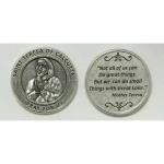 St. Mother Teresa Round Pocket Token