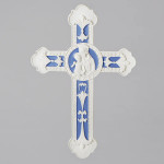 Madonna & Child Wall Cross - Della Robbia Collection 