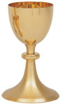 24K Gold-Plated Satin Chalice – 16 Ounce Liquid Capacity 