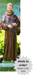 St. Francis Outdoor Cement Garden Statue - 32"