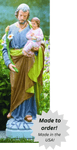 St. Joseph with Child Jesus Outdoor Cement Garden Statue - 34" St. Joseph with Child Jesus Outdoor Cement Garden Statue - 34"