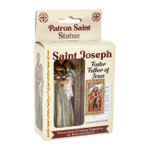 St. Joseph with Child Jesus Hand Painted Solid Resin Statue - 4"