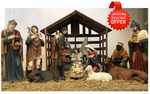 Life-Size 12-Piece Outdoor Nativity Set - 59"