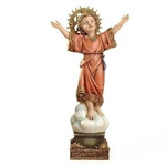 The Divine Child Statue is made of a resin/stone Mix. The Divine Child Statue dimensions are: 8"H x 4"W x 2"D. The Divine Child Statue is from the Joseph Studio Collection. The Divine Child Statue is made of a resin/stone Mix. The Divine Child Statue dimensions are: 8"H x 4"W x 2"D. The Divine Child Statue is from the Joseph Studio Collection.