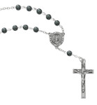 Hematite St. Michael One Decade Auto Rosary 