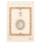 Our Lady of Grace Oval Pin and Pendant