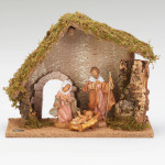 Fontanini 3-PC Nativity Starter Set with Italian Stable - 5" Fontanini 3-PC Nativity Starter Set with Italian Stable - 5"
