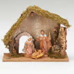 Fontanini 3-PC Nativity Starter Set with Italian Stable - 5"