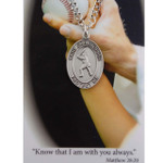 Boys Pewter Sport Medals with Prayer Card