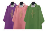 Embroidered Cross Chasuble - 881