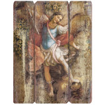 St Michael Decorative Wall Panel - 15"