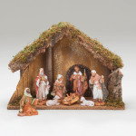 Fontanini 8-PC Nativity Set with Italian Stable - 5" Scale Fontanini 8-PC Nativity Set with Italian Stable - 5" Scale