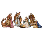 6pc Nativity Set with King on Camel - 8.5"