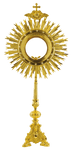 Cross-Topped Golden Monstrance