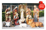 Life-Size 12-Piece Outdoor Nativity Set - 72"