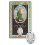St Jude Pewter Pendant with Prayer Card St Jude Pewter Pendant with Prayer Card