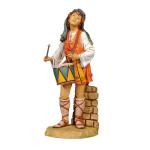 Fontanini Nativity Figures - Jareth the Drummer Boy Statue - 27" Scale