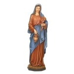 Kitchen Madonna Statue. This Kitchen Madonna stands 6" tall. The Kitchen Madonna is made of resin/stone mix. Kitchen Madonna Statue. This Kitchen Madonna stands 6" tall. The Kitchen Madonna is made of resin/stone mix.