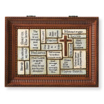 Inspirational Crossword Music Box - "How Great Thou Art"