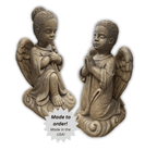 Outdoor Statue - African American Children Angels - Boy or Girl 