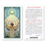 Prayer to the Holy Spirit Laminated Holy Card