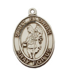 Sterling Silver Oval St. Florian Medal - 24" Chain