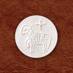 1-3/8" Communion Wafers - Lamb Design 