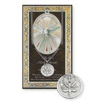 Holy Spirit Prayer Card and Pewter Medal