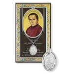 St. John Neumann Prayer Card and Pewter Medal