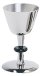 Stainless Steel Chalice with Black Delrin Node