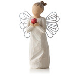 A bright red apple is the focal point of this lovely angel sculpture. Say thank you to a teacher or role model for freely giving of themselves and for making a difference in the lives they touch every day.
Sentiment: Thank you for making a difference
Resin, metal.
Dust with soft cloth or soft brush. Avoid water or cleaning solvents.
5.5" H A bright red apple is the focal point of this lovely angel sculpture. Say thank you to a teacher or role model for freely giving of themselves and for making a difference in the lives they touch every day.
Sentiment: Thank you for making a difference
Resin, metal.
Dust with soft cloth or soft brush. Avoid water or cleaning solvents.
5.5" H