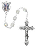 7MM Crystal Capped Our Lady of Grace Rosary