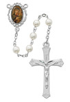 Our Lady of Perpetual Help Pearl Bead Rosary