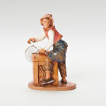 Fontanini Nativity Figure - Silvanus the Knife Sharpener - 5" Fontanini Nativity Figure - Silvanus the Knife Sharpener - 5"