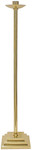 Solid Brass Paschal Candlestick – Nickel or Polished Brass | 48" H