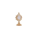 Small Gold Monstrance Lapel Pin