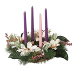 Magnolia Advent Wreath Candle Holder 