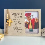 "Graduation Blessings" Frame with Prayer 