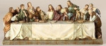 4.5"H Last Supper Figure. Resin/Stone Mix. Dimensions: 4.5"H x 11.25"W x 4.25"D
4.5"H Last Supper Figure. Resin/Stone Mix. Dimensions: 4.5"H x 11.25"W x 4.25"D