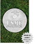 United States Marines Outdoor Cement Stepping Stone - 10" United States Marines Outdoor Cement Stepping Stone - 10"