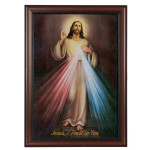 Divine Mercy Framed Art - 27"